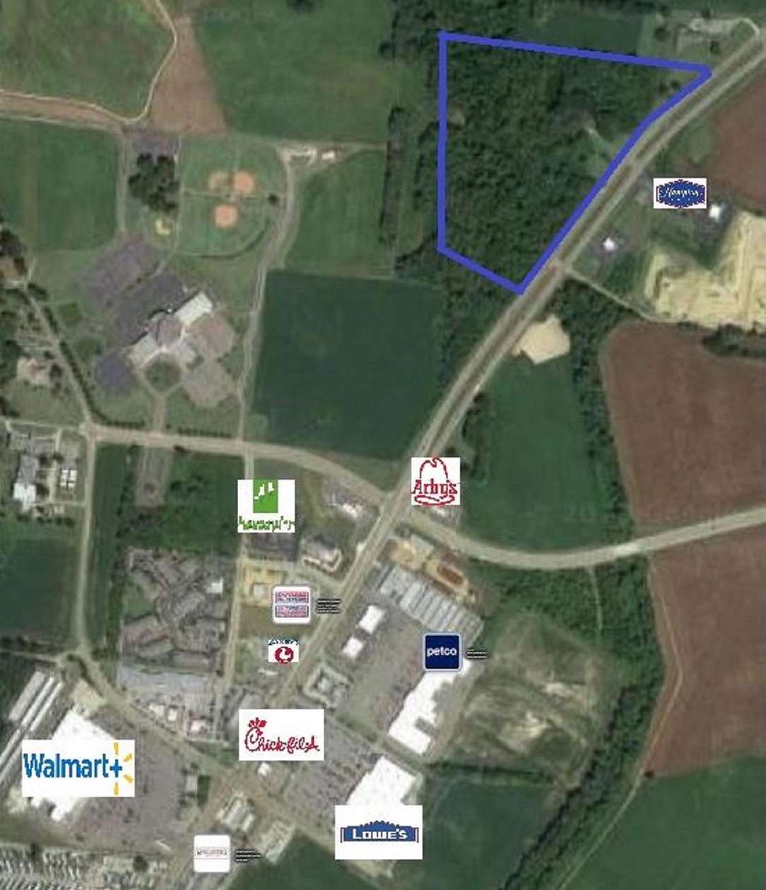 14.75 Acres of Commercial Land for Sale in Millington, Tennessee