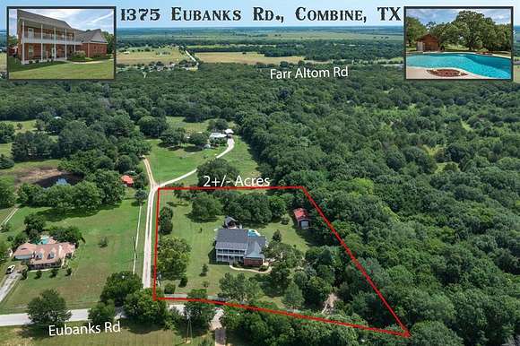 2.3 Acres of Residential Land with Home for Sale in Combine, Texas