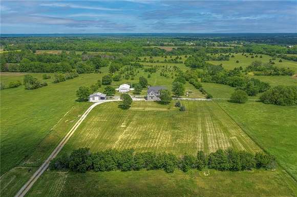 9.8 Acres of Residential Land with Home for Sale in Louisburg, Kansas