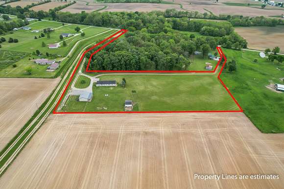 5.5 Acres of Residential Land with Home for Sale in Kingston, Ohio