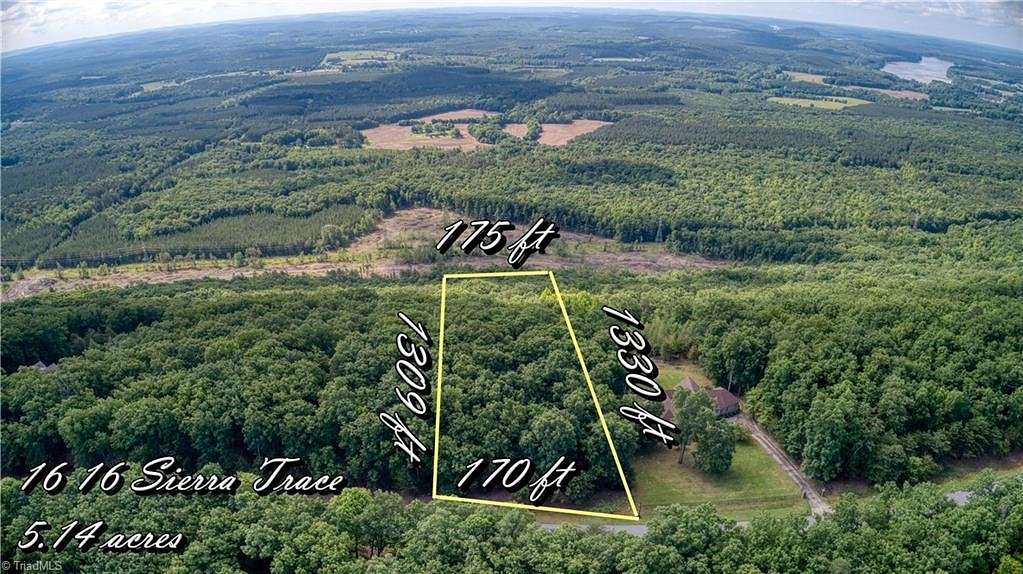 5.14 Acres of Residential Land for Sale in Denton, North Carolina