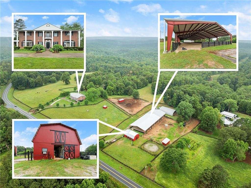 30.54 Acres of Agricultural Land with Home for Sale in Dawsonville, Georgia