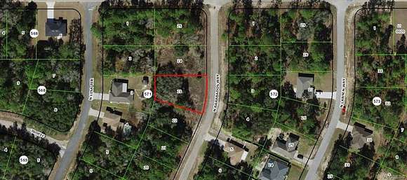 0.27 Acres of Residential Land for Sale in Citrus Springs, Florida