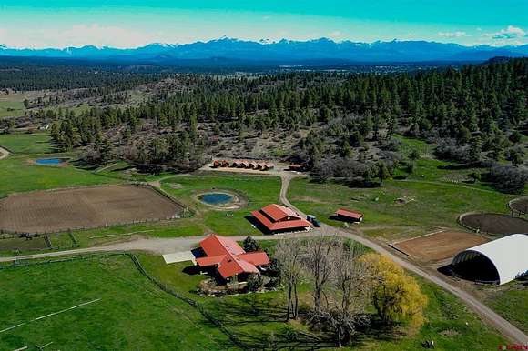 130 Acres of Land with Home for Sale in Pagosa Springs, Colorado