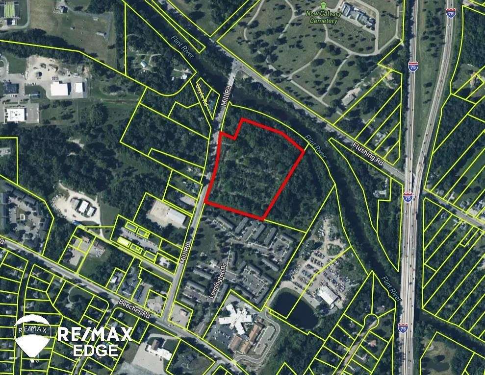 10.7 Acres of Commercial Land for Sale in Flint, Michigan