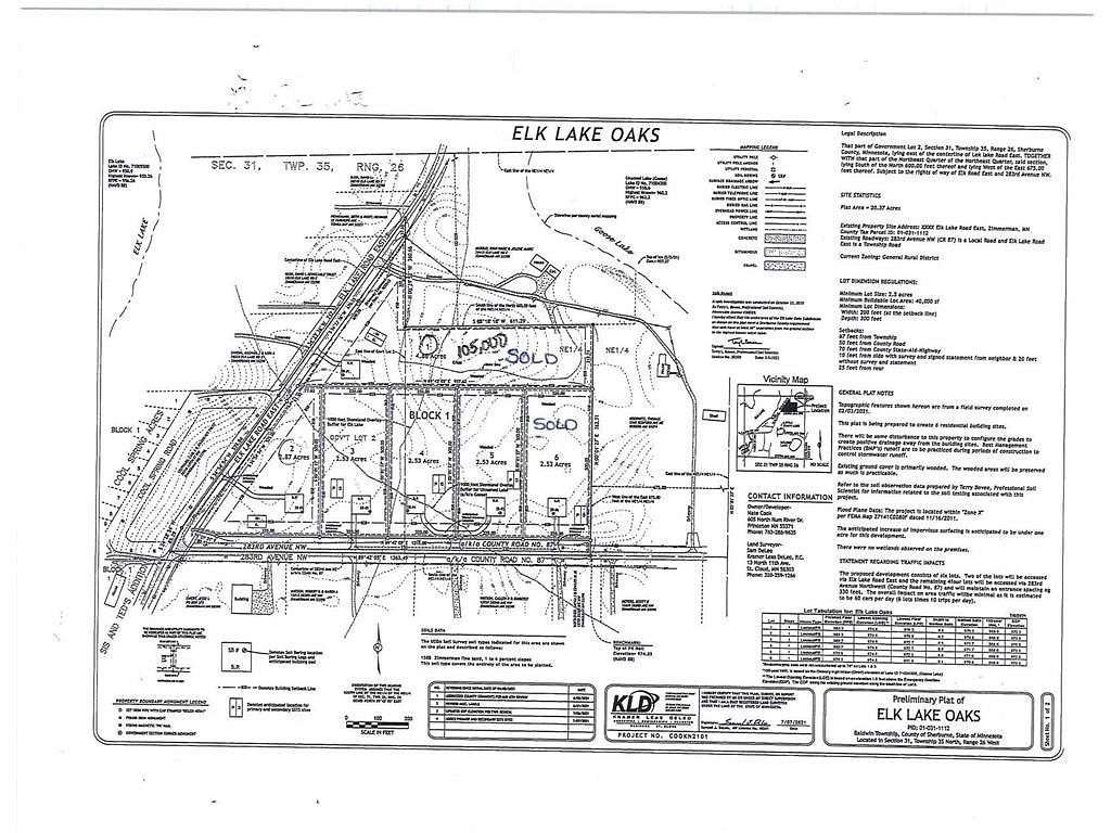 2.53 Acres of Land for Sale in Zimmerman, Minnesota
