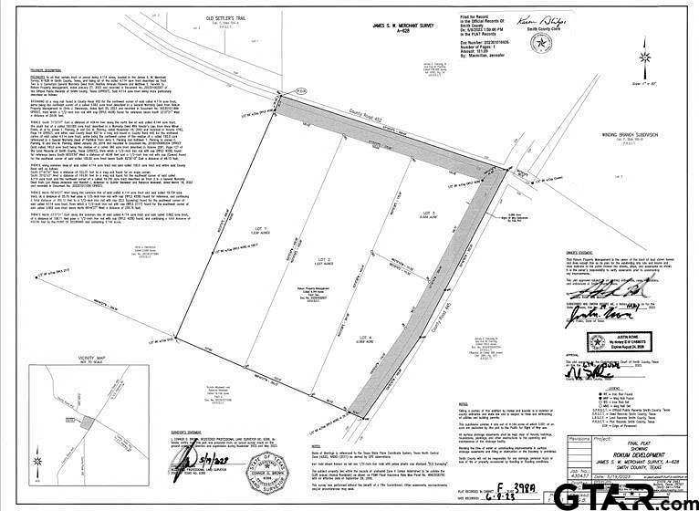 0.57 Acres of Residential Land for Sale in Lindale, Texas