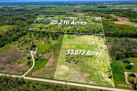 33.29 Acres of Recreational Land for Sale in Greenleaf, Wisconsin