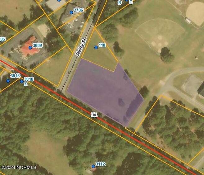 2.63 Acres of Commercial Land for Sale in Goldsboro, North Carolina
