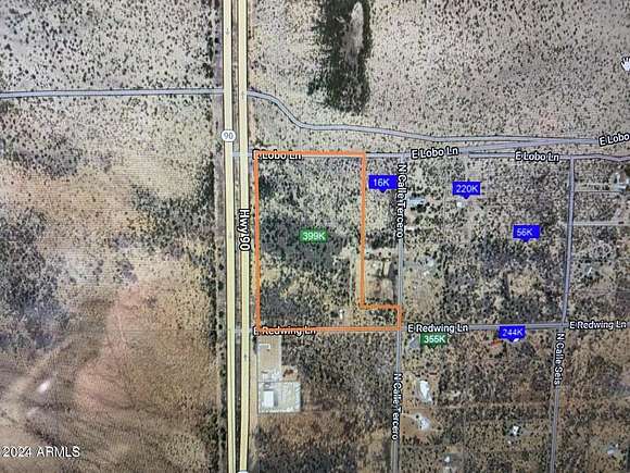 21 Acres of Commercial Land for Sale in Huachuca City, Arizona