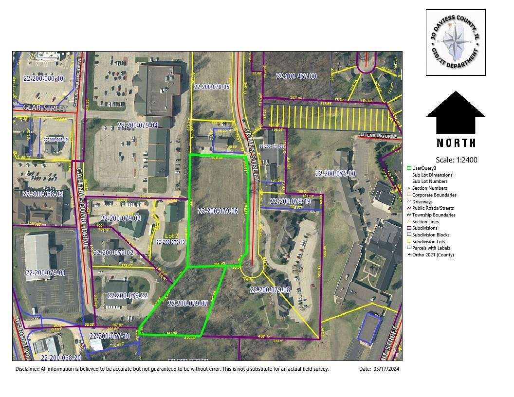 3.9 Acres of Residential Land for Sale in Galena, Illinois