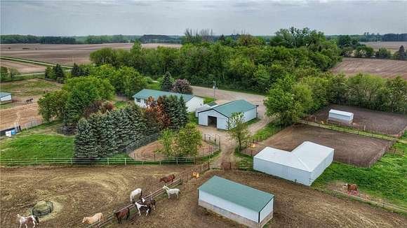 20 Acres of Agricultural Land with Home for Sale in Cambridge, Minnesota