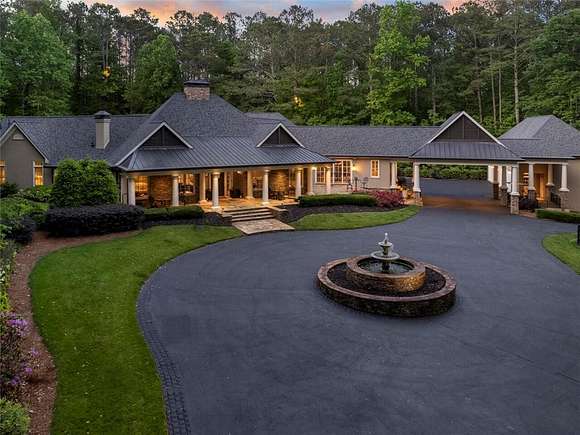 33.1 Acres of Land with Home for Sale in Alpharetta, Georgia