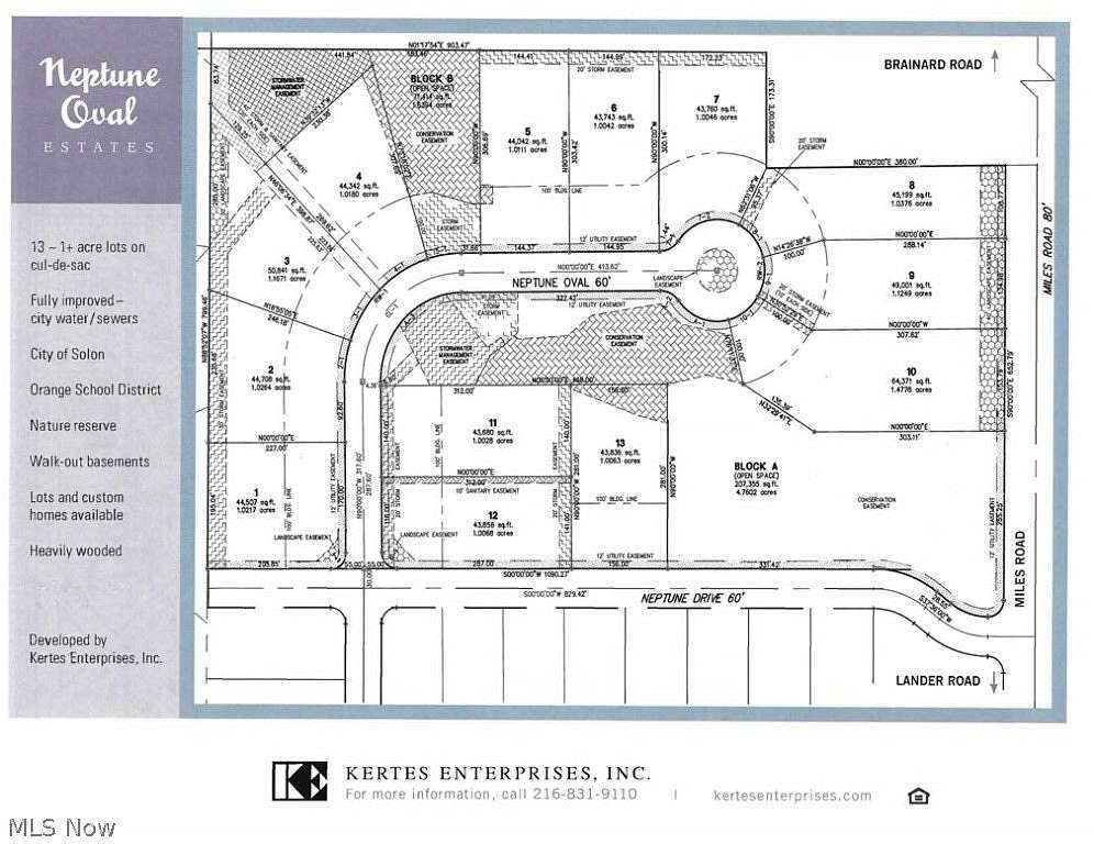 1 Acre of Residential Land for Sale in Solon, Ohio