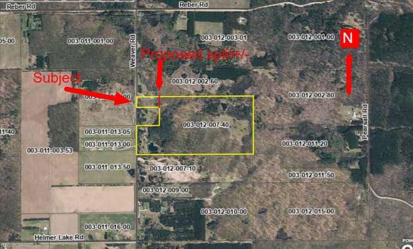 2.5 Acres of Land for Sale in Fairview, Michigan
