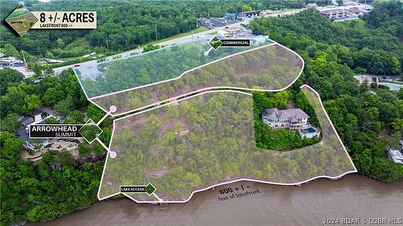 8 Acres of Commercial Land for Sale in Lake Ozark, Missouri