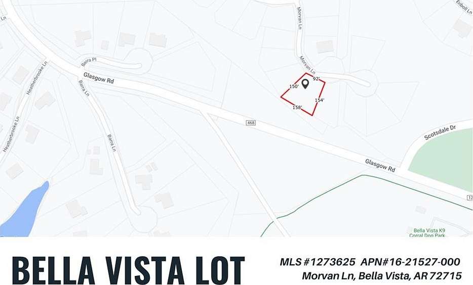 0.42 Acres of Residential Land for Sale in Bella Vista, Arkansas