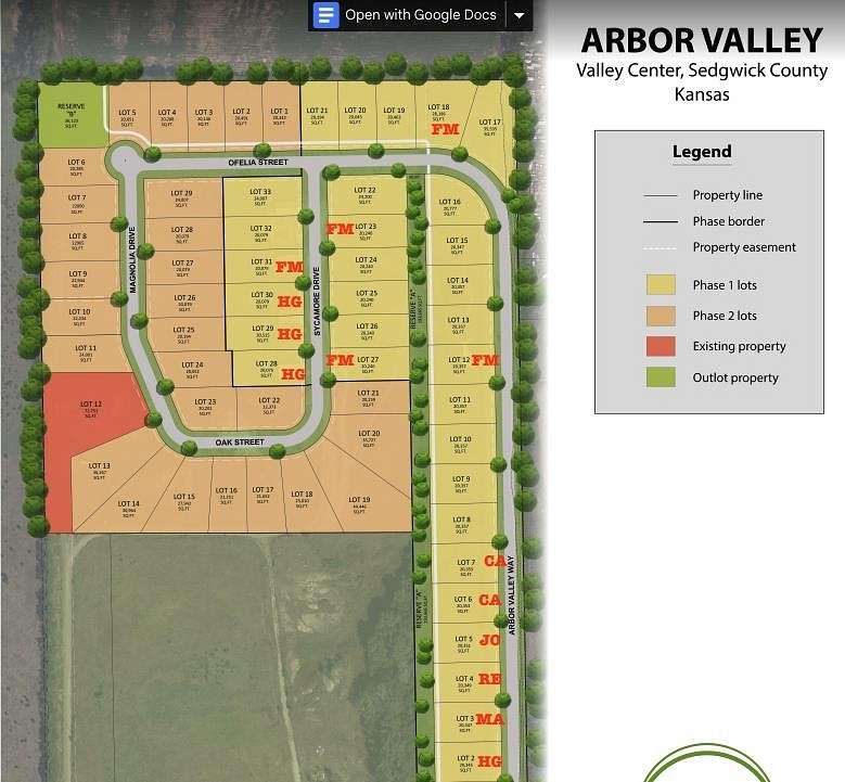 0.46 Acres of Residential Land for Sale in Valley Center, Kansas