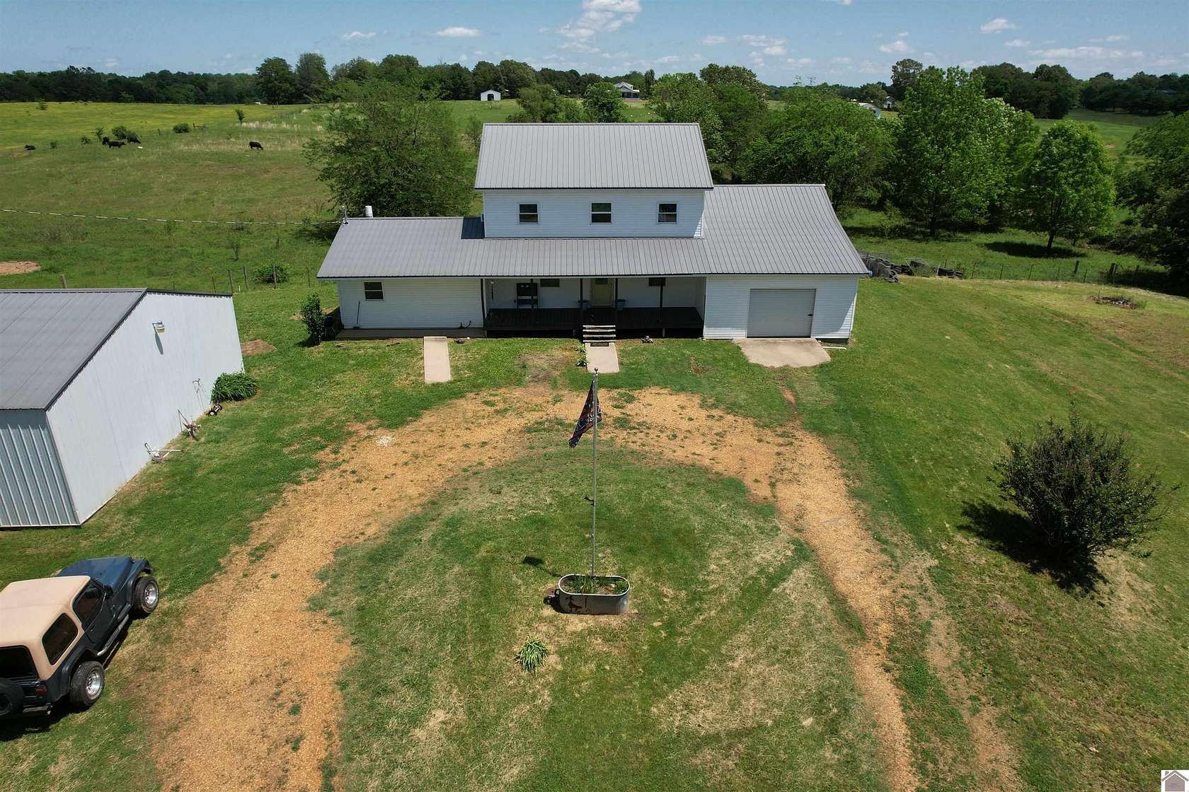 5.8 Acres of Residential Land with Home for Sale in Fancy Farm, Kentucky