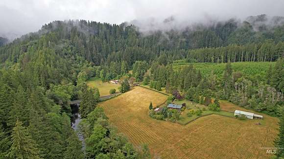 36.9 Acres of Agricultural Land with Home for Sale in Florence, Oregon