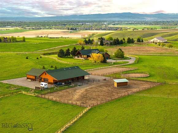21.8 Acres of Land with Home for Sale in Bozeman, Montana