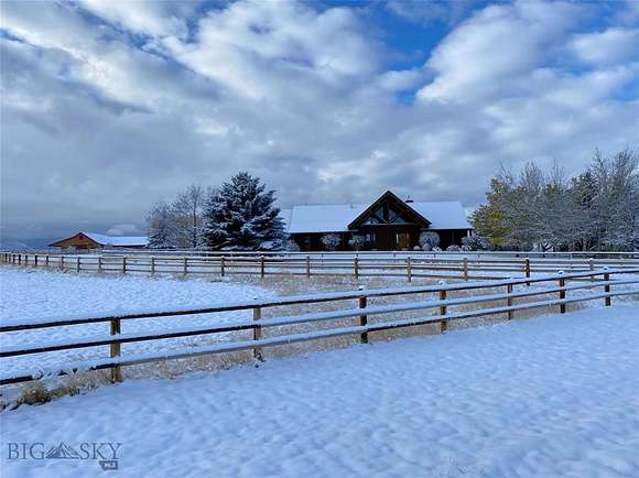 21.788 Acres of Land with Home for Sale in Bozeman, Montana