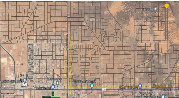 0.83 Acres of Residential Land for Sale in Horizon City, Texas