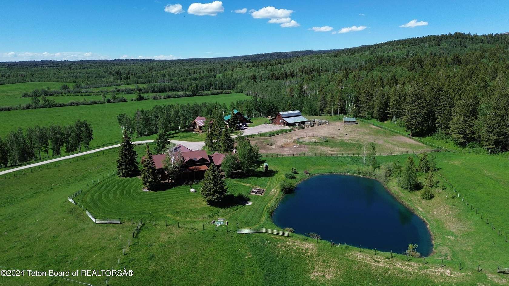 40 Acres of Land with Home for Sale in Alta, Wyoming