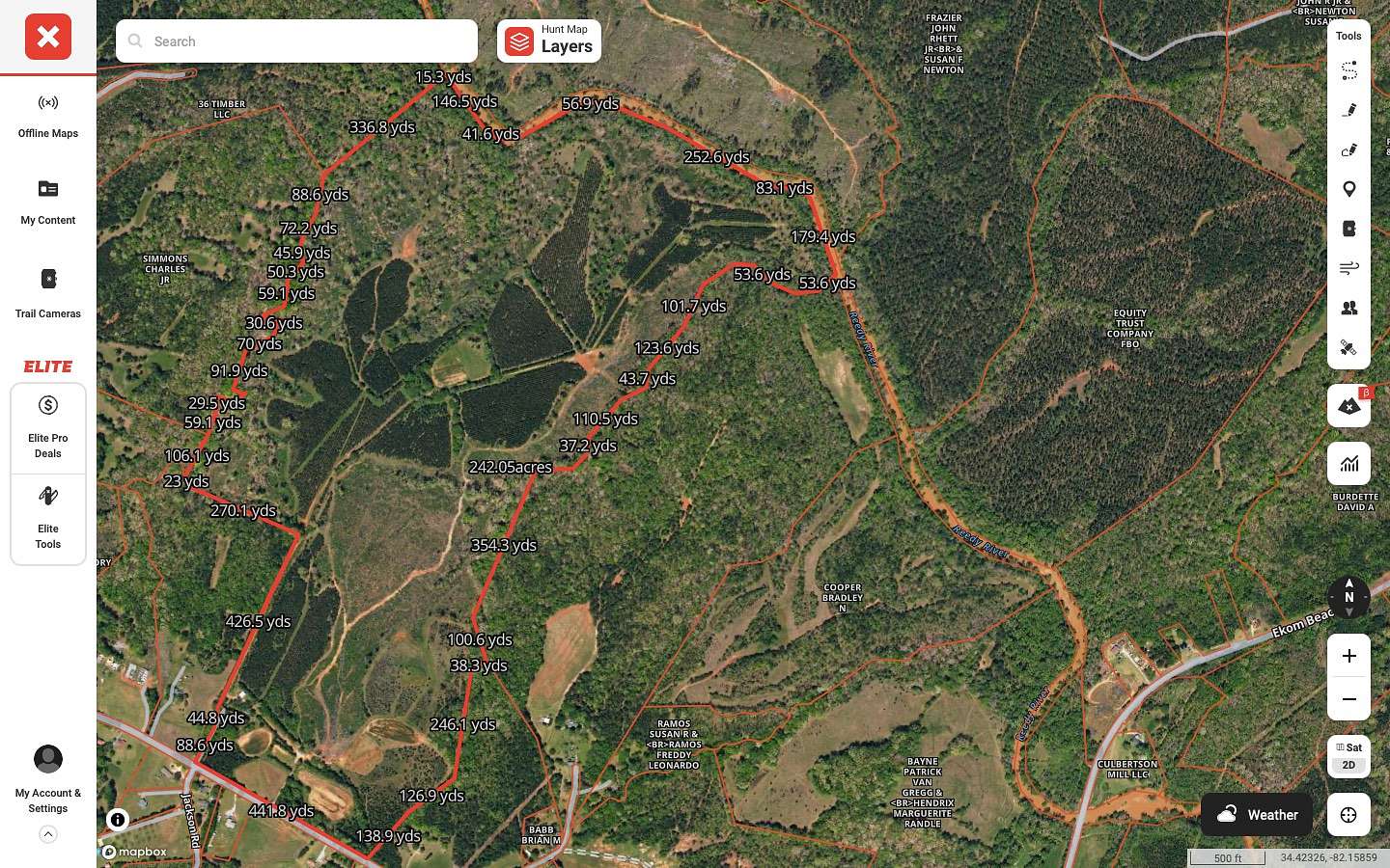 240 Acres of Recreational Land & Farm for Sale in Ware Shoals, South Carolina