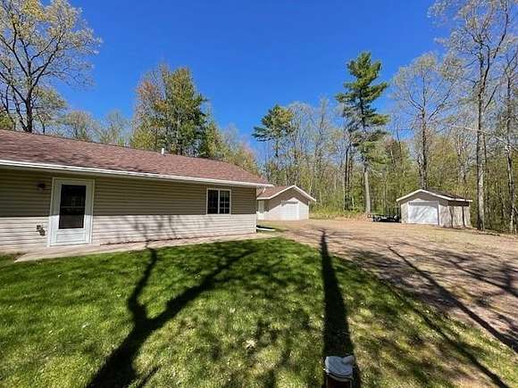 4.3 Acres of Residential Land with Home for Sale in Couderay, Wisconsin
