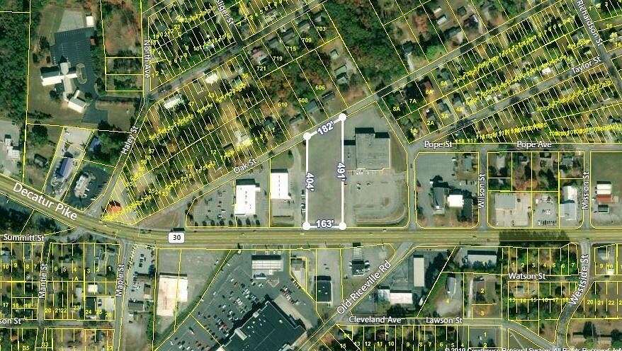 1.5 Acres of Commercial Land for Lease in Athens, Tennessee