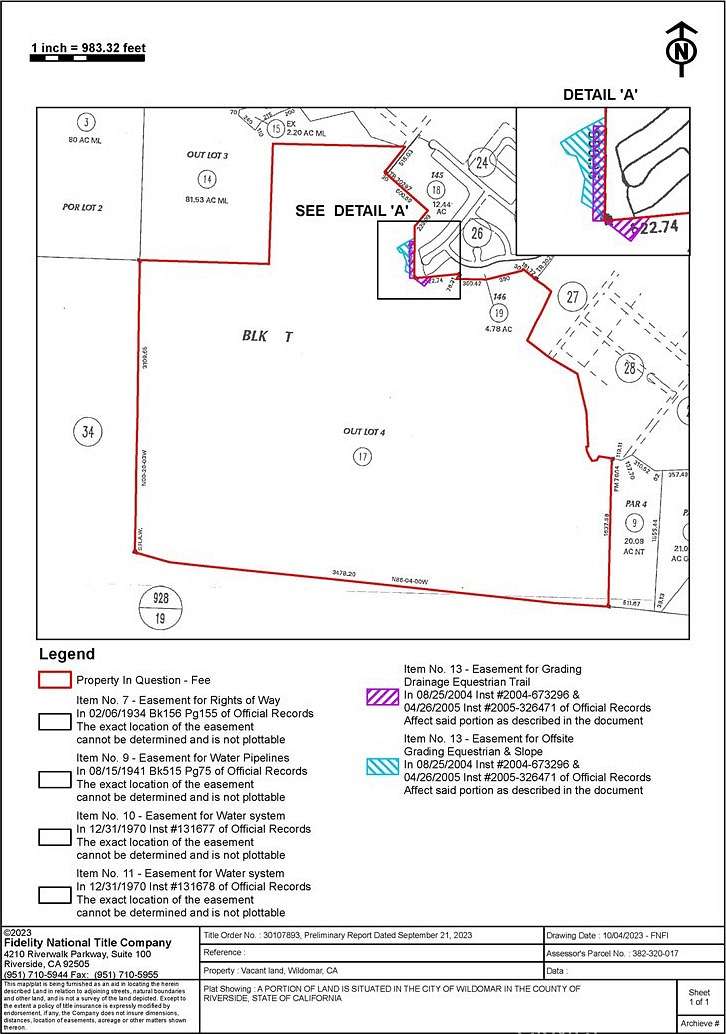 449.95 Acres of Land for Sale in Wildomar, California