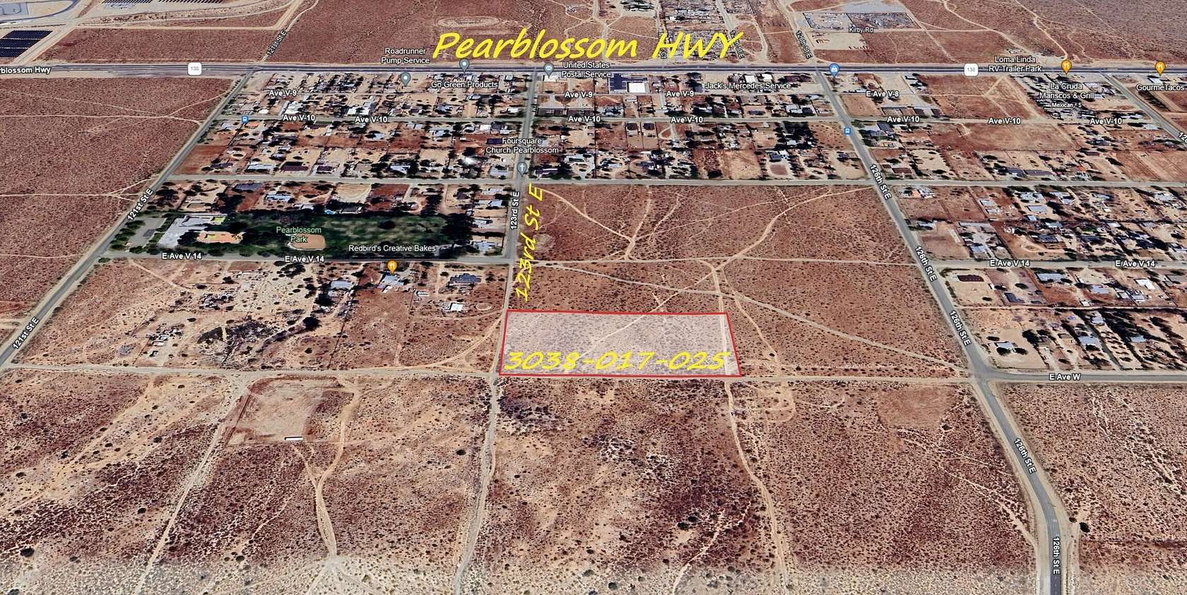 5 Acres of Residential Land for Sale in Pearblossom, California
