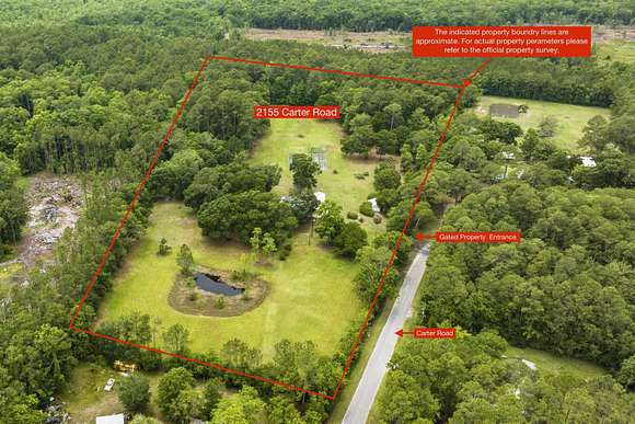 14.9 Acres of Land with Home for Sale in St. Augustine, Florida
