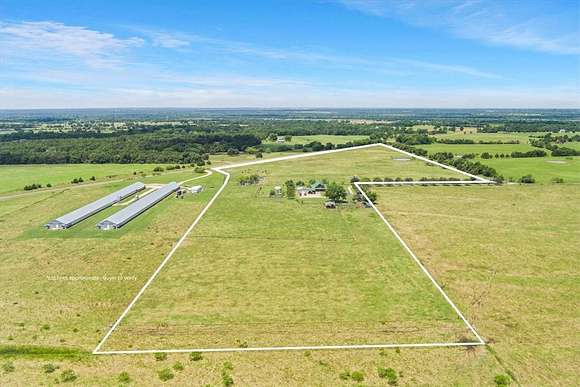 37.93 Acres of Agricultural Land with Home for Sale in Mexia, Texas