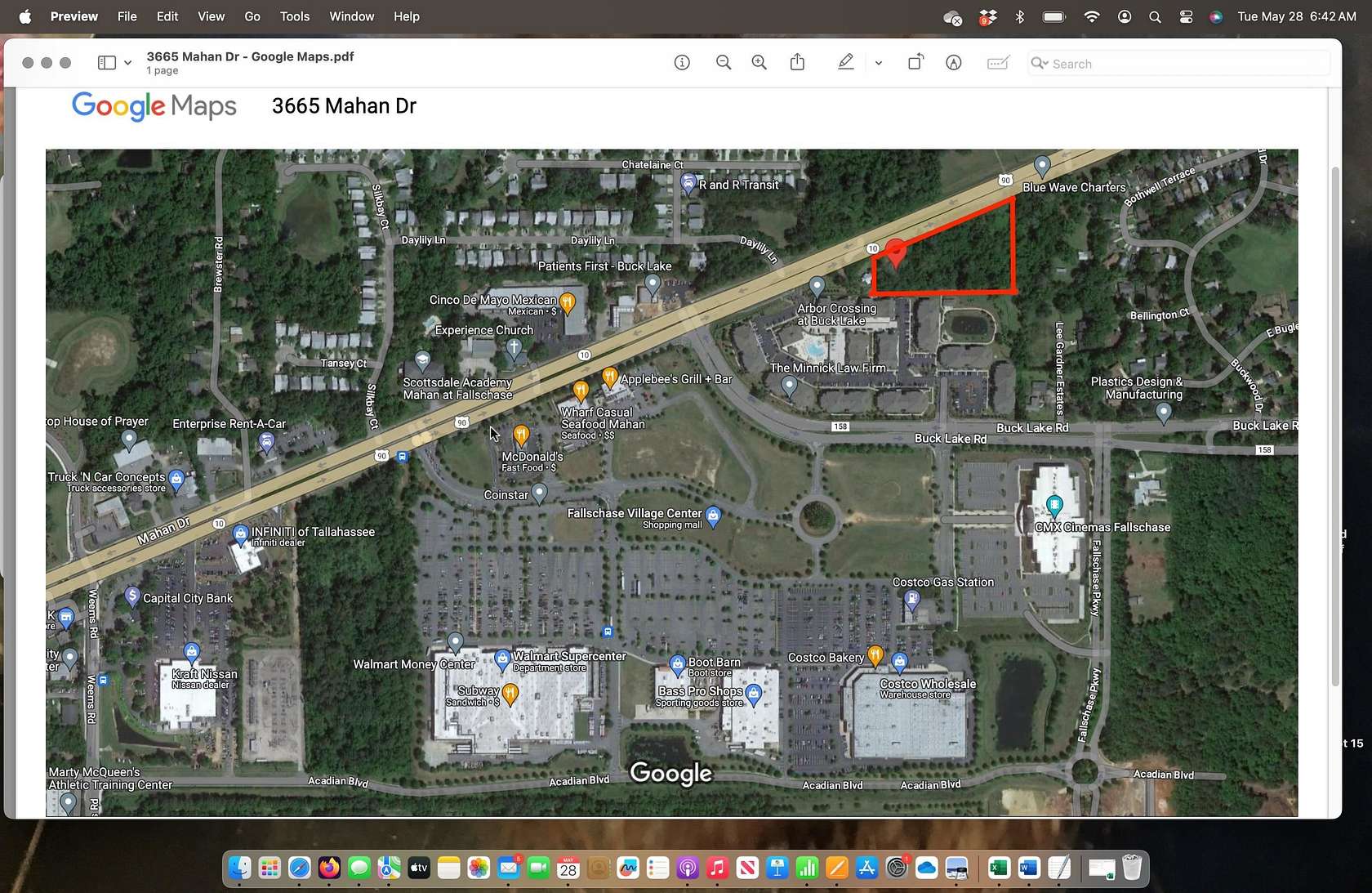 2.8 Acres of Commercial Land for Sale in Tallahassee, Florida