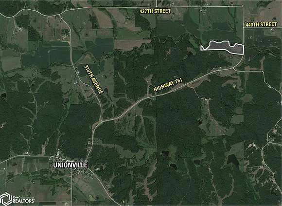 26.4 Acres of Recreational Land & Farm for Sale in Unionville, Iowa