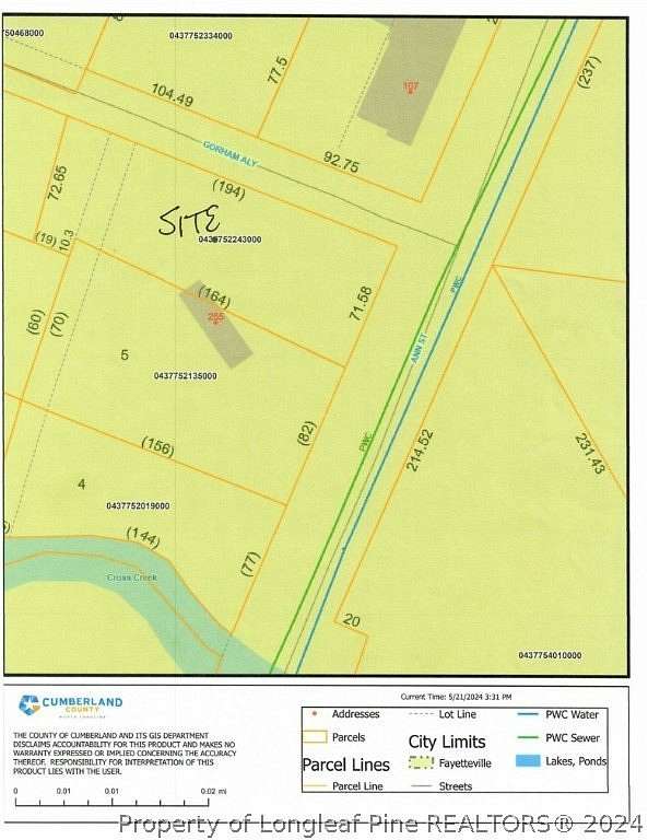 0.29 Acres of Land for Sale in Fayetteville, North Carolina