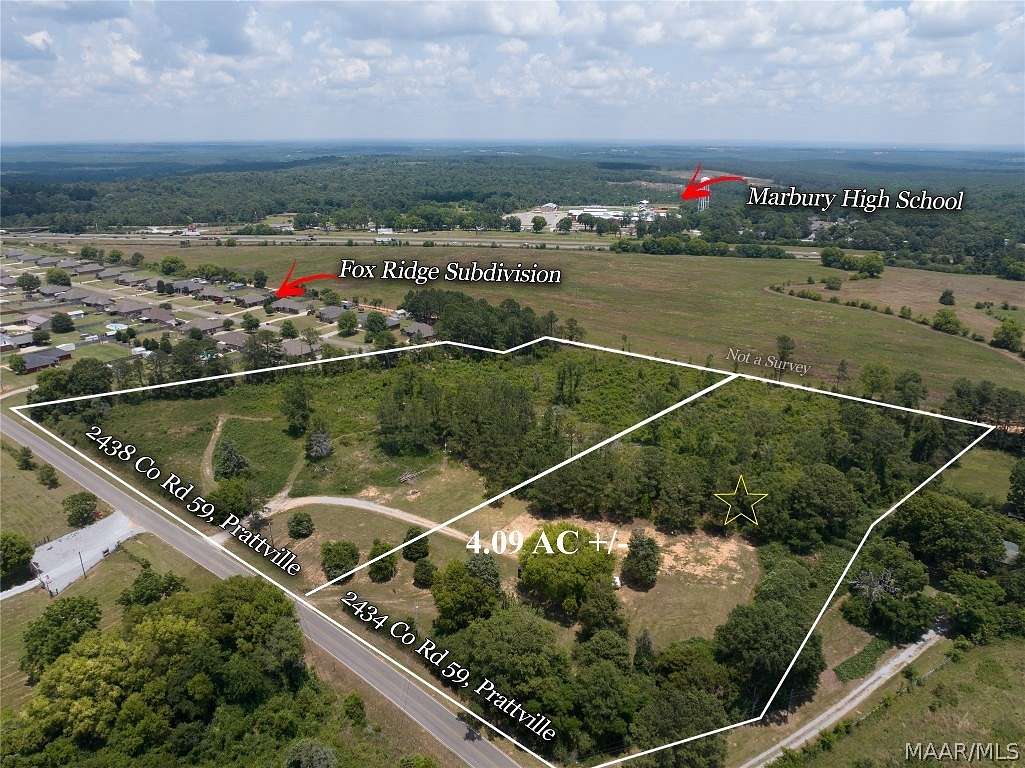 4.1 Acres of Residential Land for Sale in Prattville, Alabama