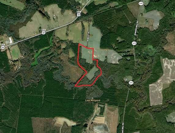 55 Acres of Recreational Land & Farm for Sale in Franklin, Virginia