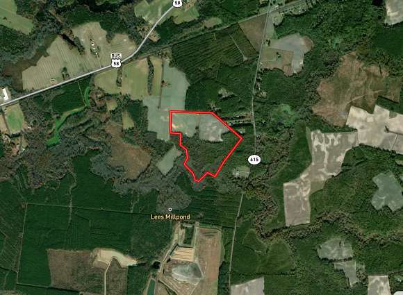 71 Acres of Recreational Land & Farm for Sale in Franklin, Virginia
