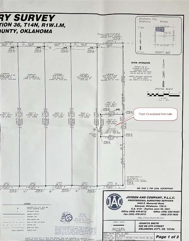 6.3 Acres of Residential Land for Sale in Luther, Oklahoma