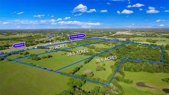 39.5 Acres of Land for Sale in Greenville, Texas