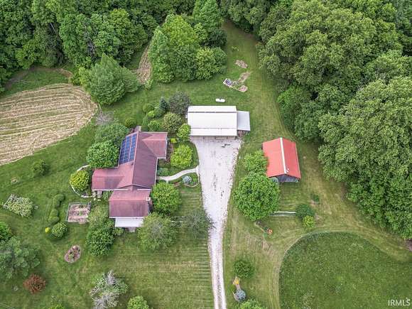 27 Acres of Land with Home for Sale in Spencer, Indiana