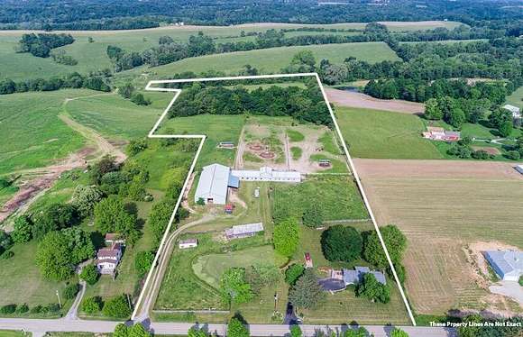 19.1 Acres of Land with Home for Sale in Rushville, Ohio