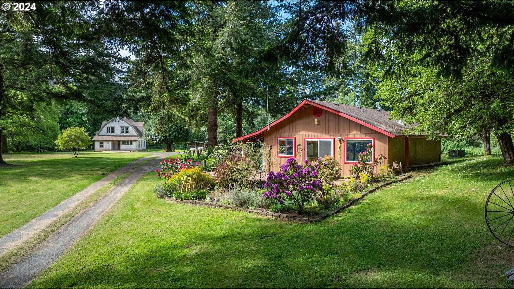 6.68 Acres of Residential Land with Home for Sale in North Bend, Oregon