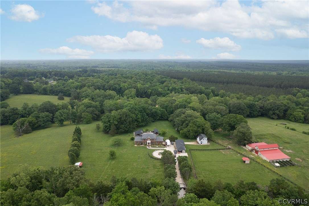 10.5 Acres of Land with Home for Sale in Cumberland, Virginia