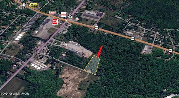 3 Acres of Commercial Land for Sale in Blakeslee, Pennsylvania
