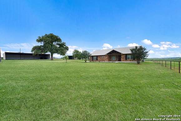 10.3 Acres of Land with Home for Sale in Stockdale, Texas