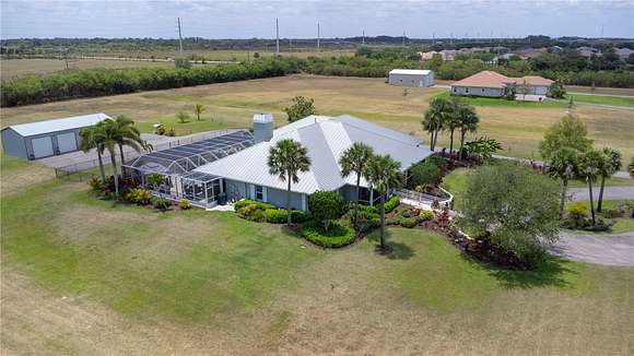 4.8 Acres of Residential Land with Home for Sale in Vero Beach, Florida